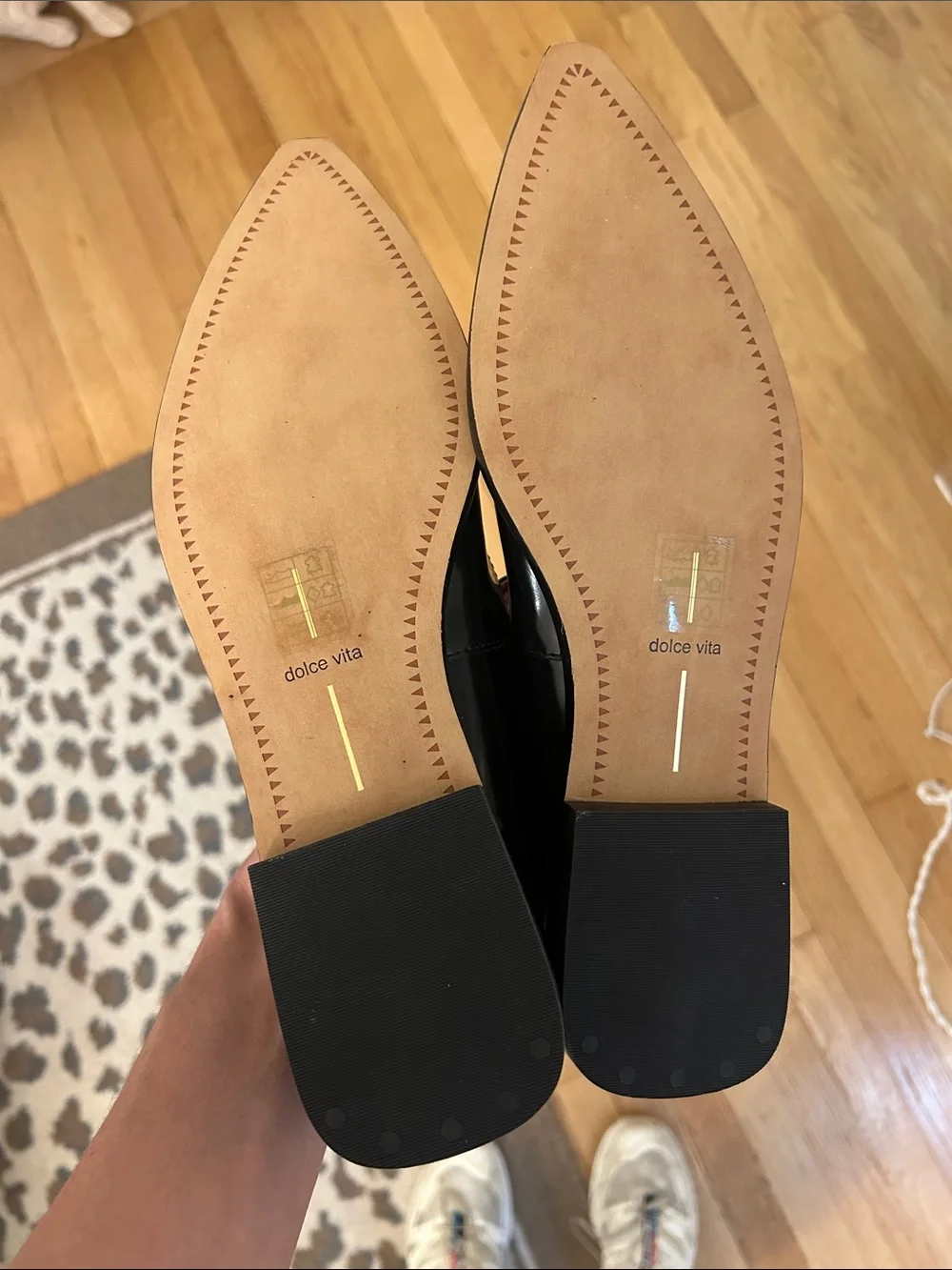 Dolce Vita Black Patent Mary Jane Flats - Picture 3 of 4